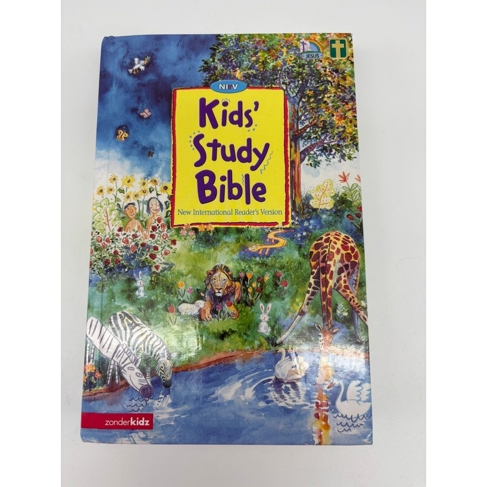 Zonderkidz NIrV Kids Study Bible  Illustrated Hardcover Book